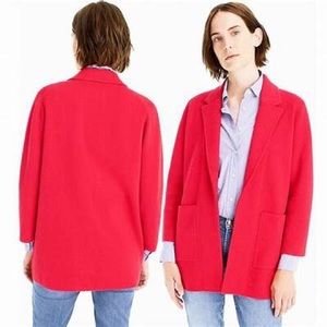 J.Crew Sophie sweater blazer Red Sz M